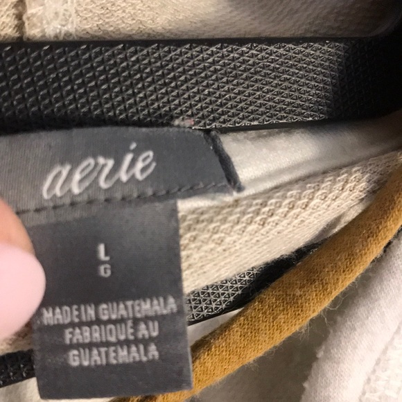 AERIE stripped hoodie top - Picture 6 of 9